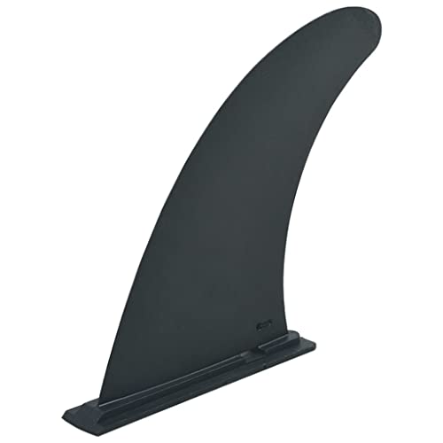 vidaXL Mittelflosse für SUP Board Stand Up Paddle Surfboard Longboard Ersatzfinne Zentralfinne Flosse Finne 18,3x21,2cm Kunststoff Schwarz