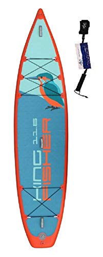 SUPwave Stemax Touring Kingfisher 11'6 SUP Standup Paddel Board aufblasbar inkl Coil-Leash, Stand up Paddle