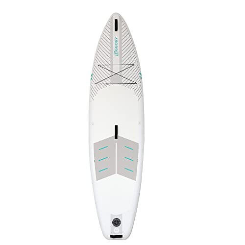 EGGORY Inflatable Stand Up Paddle Board, 335*81*15cm | 11'x 32'x 6' | SUP Surfboard with Premium SUP Accessories & Backpack, ADJ Paddle, Pump, Leash, Valve Adjuster | Youth & Adult Surfing Boat