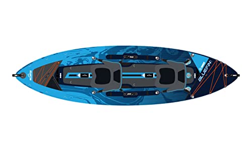 Bluefin Ranger Aufpumpbares Kajak, aufpumpbares 2-Personen-Kajak, aufpumpbare Kanu-Alternative
