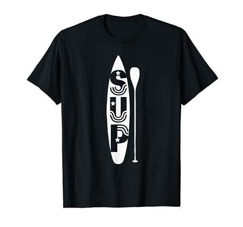 'SUP - Stand Up Paddle' Wasser- und Paddelsport T-Shirt