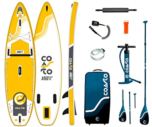 COASTO Argo 11.0 SUP Board Stand Up Paddle Surf-Board aufblasbar Paddel ISUP 335x84cm
