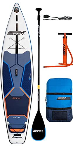 STX Aufblasbares Stand Up Paddle Board SUP Paket - Paddel, Board, Tasche, Pumpe & Leine/Gurt, 3,6 m