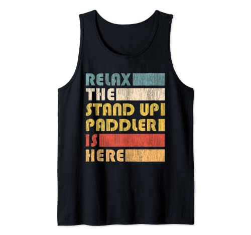 Relax Stand Up Paddler, Sup Paddle Board Tank Top