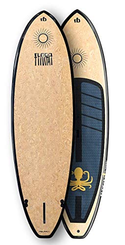 RUNGA TIIWAI Wood burl Stand-up Paddle Board/Hardboard Surfboard SUP #RB48 … (9.0)