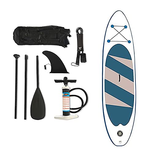 Aufblasbares Stand Up Paddle Board, 320 x 76 x 15 cm Paddle Surfboard Stabiles leichtes Paddel, mit Zubehör SUP Board Surfboard Suit