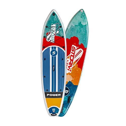 Stormline Powermax 10'6 SUP-Board-Set | Aufblasbares Stand Up Paddle Board | Double Layer | Verstellbares Paddel | Komplettes Zubehör