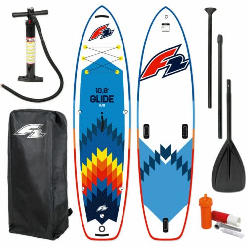 F2 SUP Glide WS | Stand Up Paddle Board | Aufblasbar | | mit Tasche & Paddel & Pumpe (10,8)