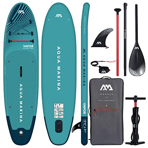Aqua Marina Vapor Aufblasbares Stand Up Paddle Board (iSUP) Paket, 315 cm Länge