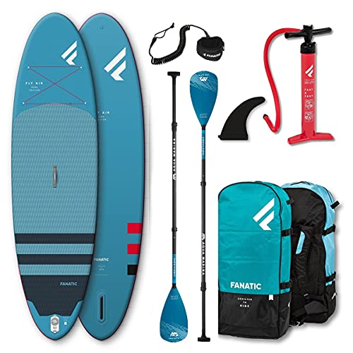 Fanatic Fly Air Pure Inflatable SUP 10.8 Stand up Paddle Board Carbon Guide 325cm