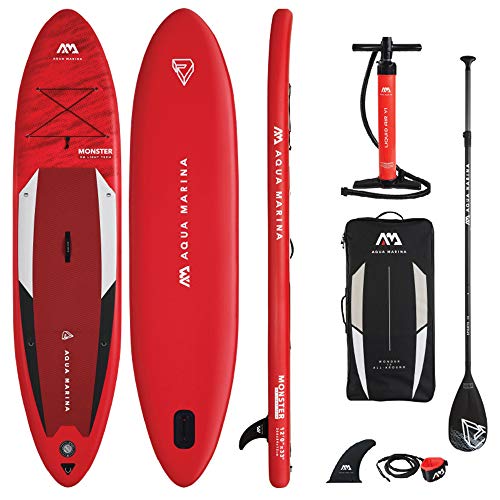 Aqua Marina Stand Up Paddle Board – Monster 3,6 m – aufblasbares SUP-Paket