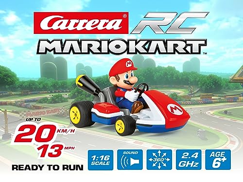Carrera RC 370162107X Mario - Race Kart 1:16 RC Einsteiger Modellauto Elektro Straßenmod