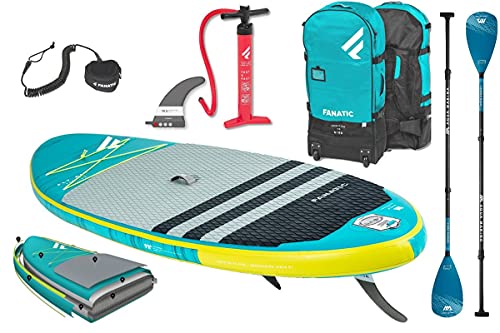 Fanatic Fly Air 10.4 Premium Set Paddle Board SUP Carbon Guide Paddel 315cm