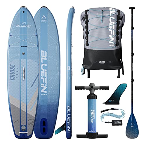 Bluefin Cruise Lite SUP Paddleboard, Paddleboards für Erwachsene, Stand Up Paddleboard, SUP Board, Stand Up Paddleboarding, 10Ft Bluefin Sup. Leichtes Paddleboard, Kompaktes SUP Paddleboard