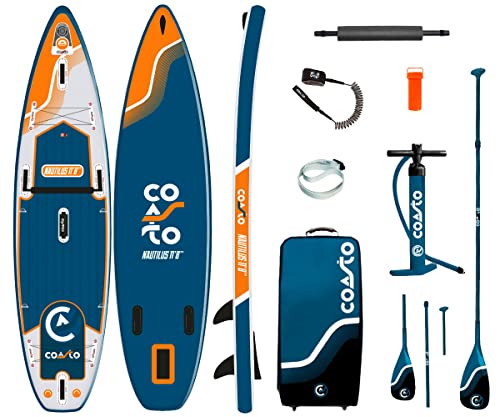 COASTO Nautilus 11.8 SUP Board Stand Up Paddle Surf-Board aufblasbar Paddel ISUP 355x86cm