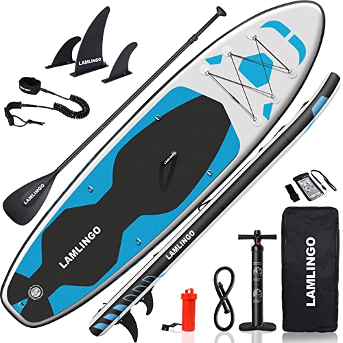 Rolimate SUP Board Paddle Board Dickes Stand Up Paddle SUP Board Set für Sport Rudern/Rucksack/Spule Leine/Leash/Mobiles Wasserdichtes Gehäuse (A5 Pro)