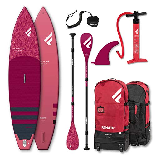 Fanatic Diamond Air Touring 11';6'aufblasbares SUP Stand Up Paddle Boarding Paket - Board, Tasche, Pumpe &...
